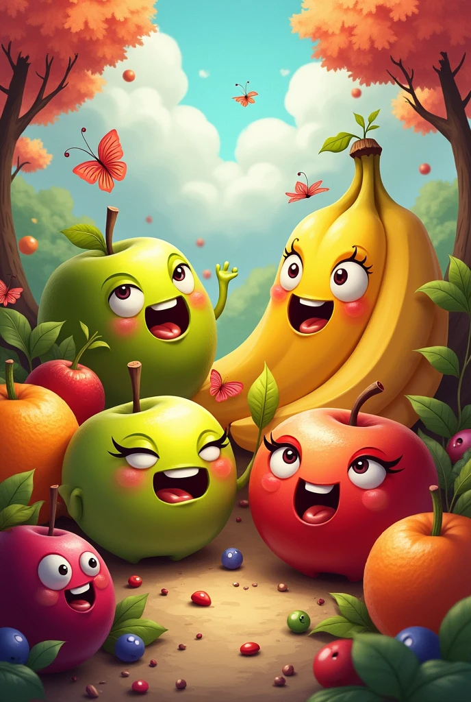 Fruits have faces