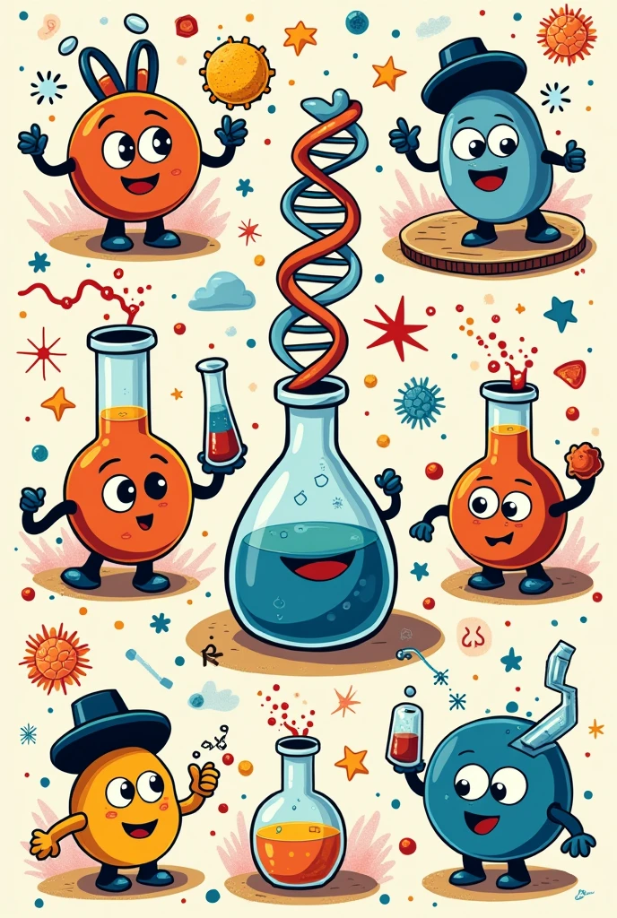 Science,physics,chemistry,biology,cute,y2k,doodle 


