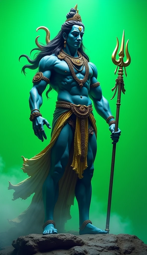 Lord Shiva with great height
With green screen
