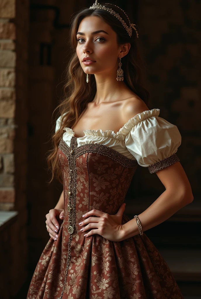Sex with a female aristocrat slave from medieval Europe