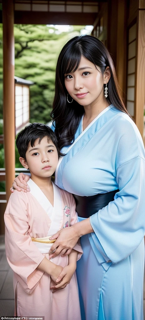 ((The most beautiful mother in Japan))、((Mother A is huge))((Japanese 13-year-old Johnny&#39;s son B hugs his mother A who is facing forward:1.5))、((Mother A faces forward.))((Mom A is wearing a sexy blue micro bikini))、((Mom A&#39;s breasts are too big and a little saggy:1.8))、((My handsome son B is wearing boomerang pants and his dick is rock hard))、((Mom A shows her breasts to the camera))、((Mother A has a motherly and gentle face))、((Johnny&#39;s son B buries his face in big boobs))