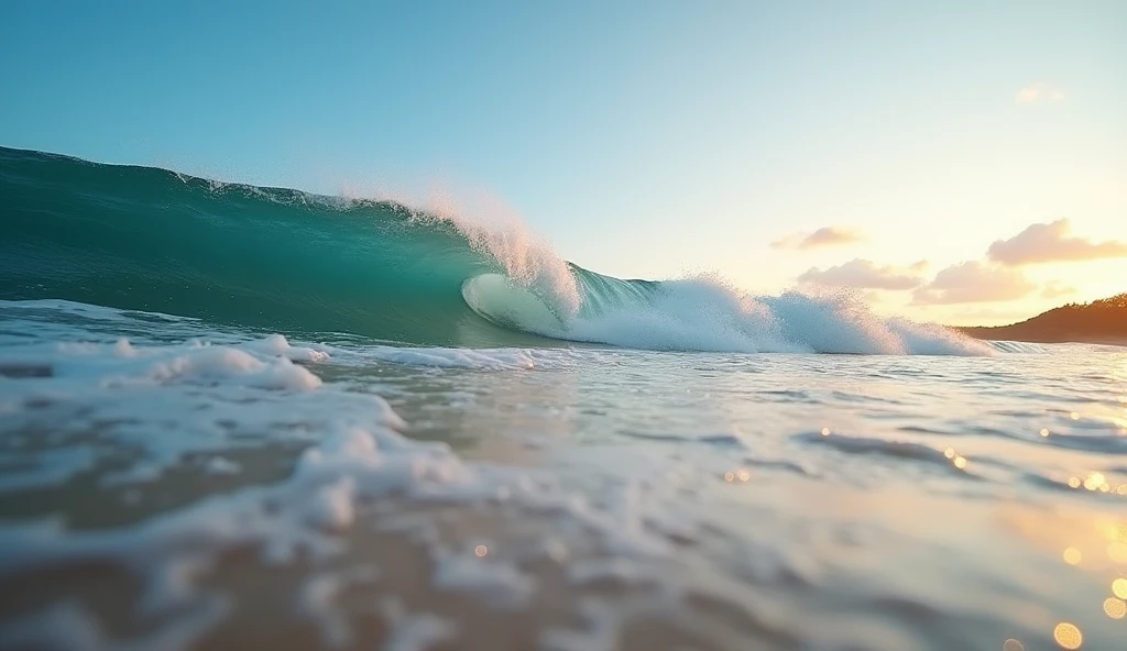 (best quality, masterpiece, ultra detailed), Low-angle shot of the beach
Waves coming in and going out
Low-angle shot of waves coming in and going out on the beach
