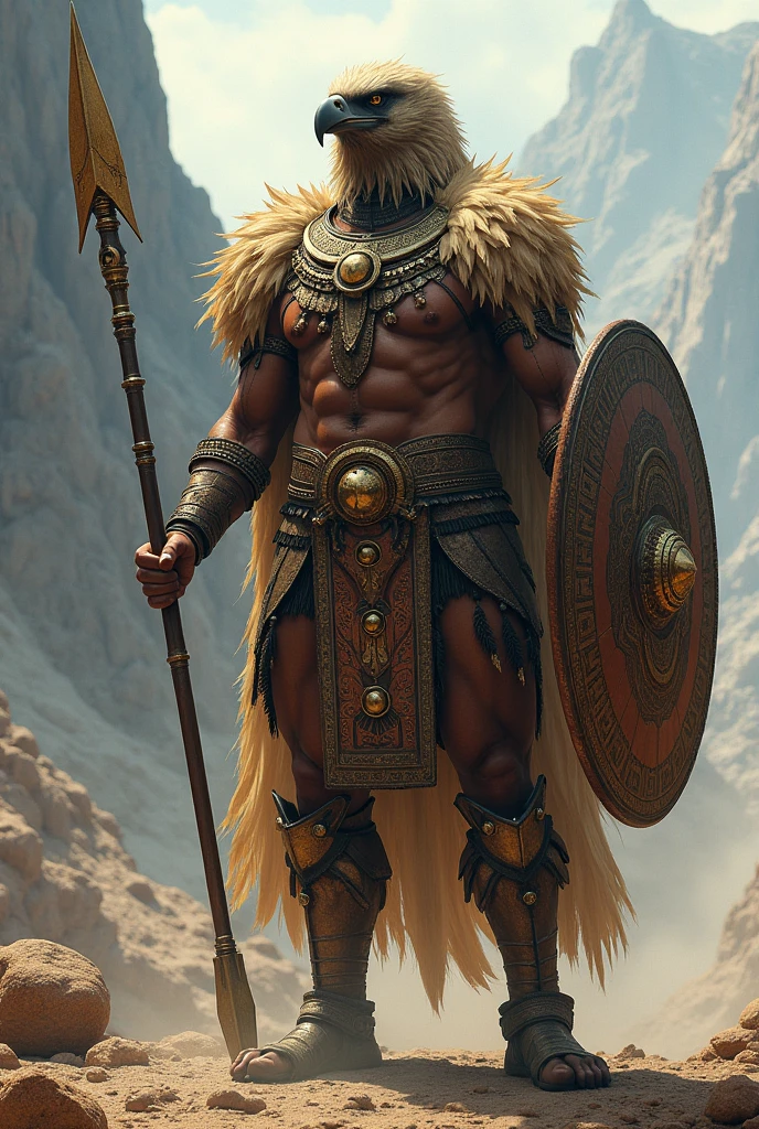 Eagle Warrior in combat or ceremonial pose.