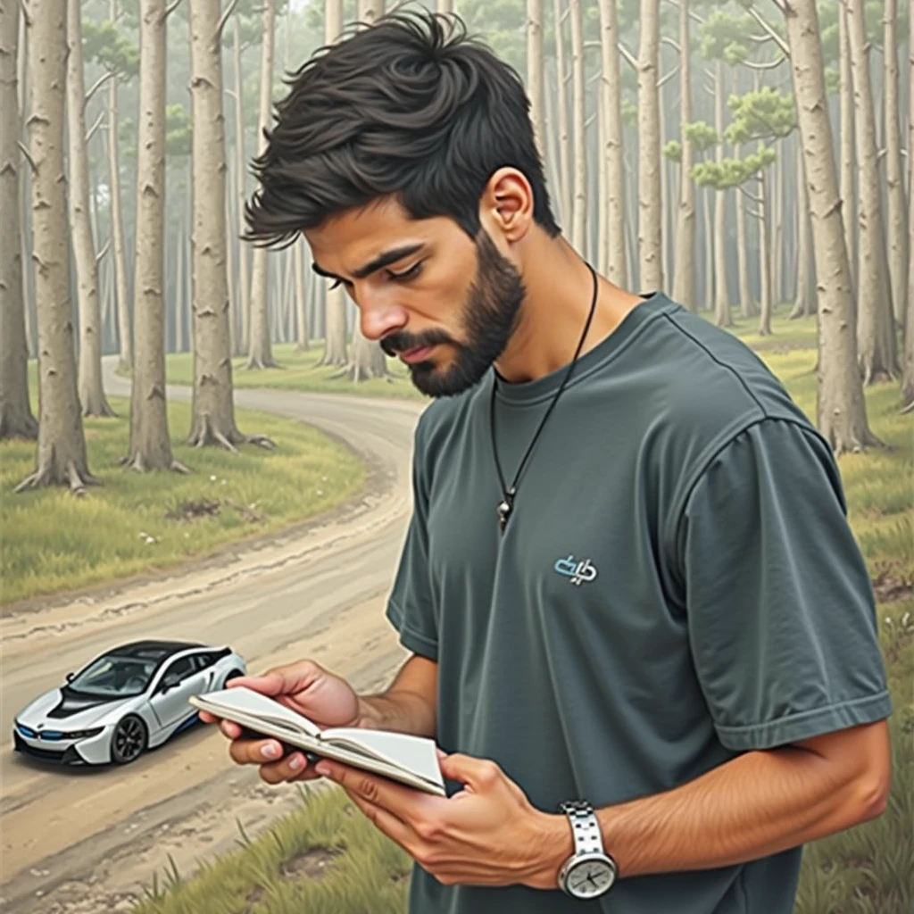 Me with a Silver colour bmw i8 and i drive it