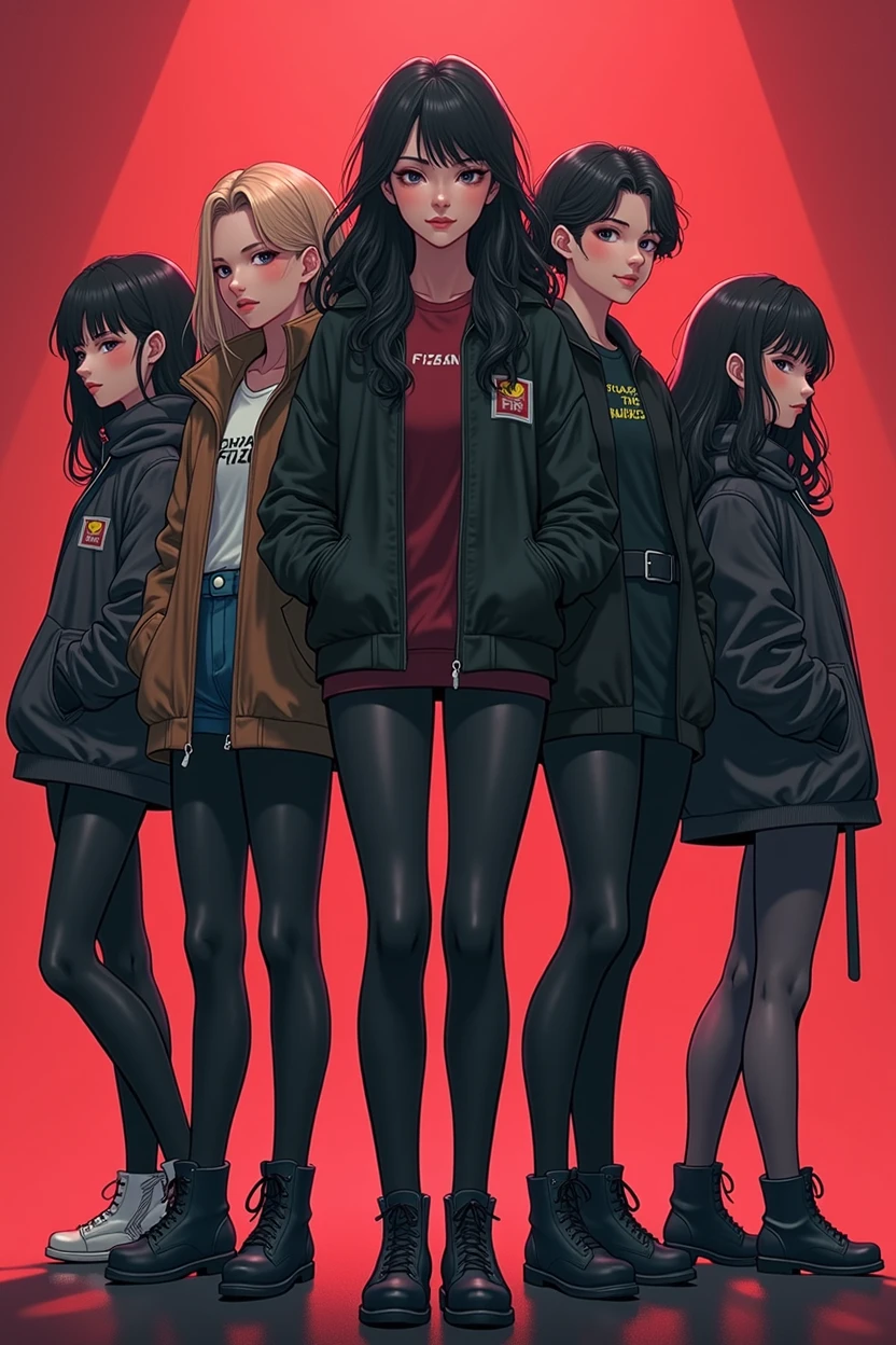 (photorealism:1.2) 8 members of a warrior group
1 Leader : FIZA ,24 year old girl (chief) short cute , glassess
2 vice leader : MONA 18 yr old girl (mastermind) slender , high boots and pants
3 Handler organizer : YUSRA 16 year old girl (all caretaker) tall, lean , curly hair
4 assassin: LALA , (senior spy) , normal height , cute long hair