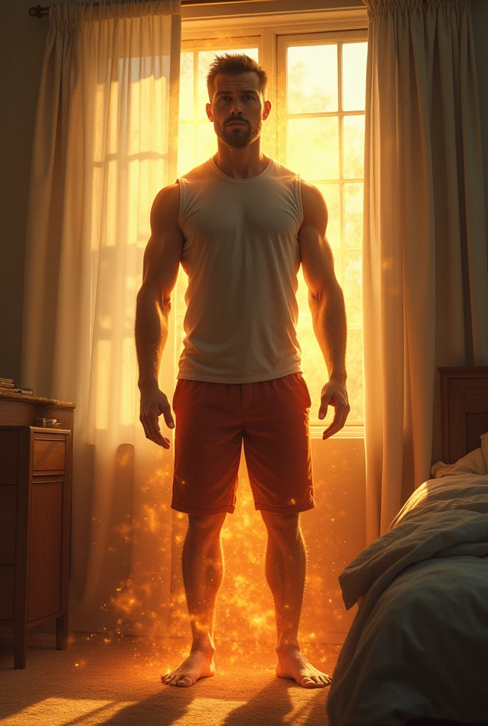 The next day, Roger woke up feeling different, as if he had an extraordinary amount of energy he had never experienced before