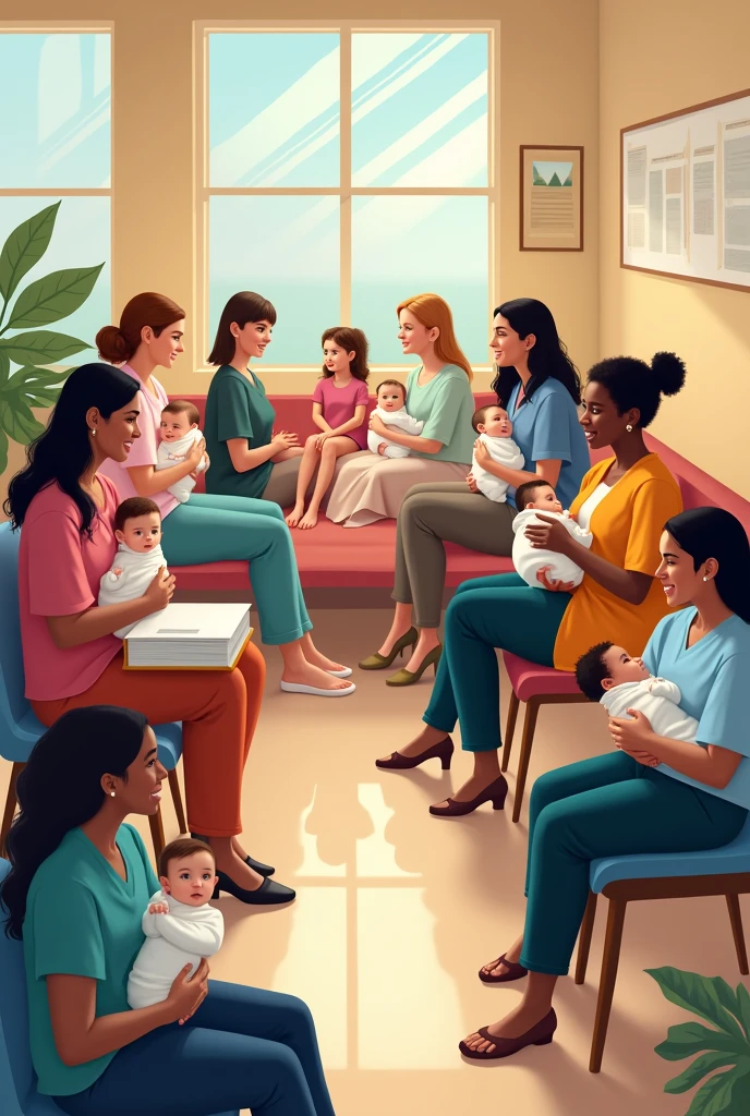 Special time is given to lactating women at workplaces. Also, breastfeeding awareness is created in schools and colleges.