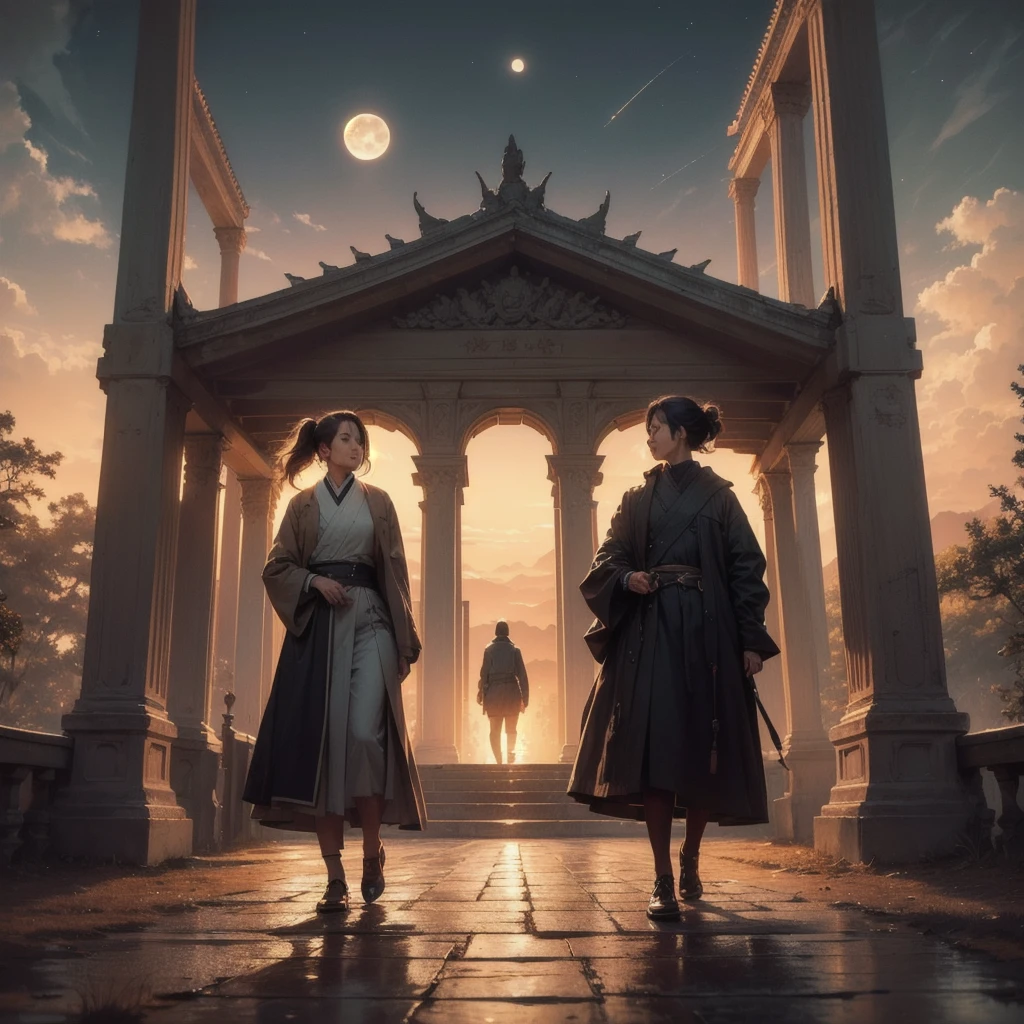 masterpiece, best quality, ((salina)), 4K,8K,style,masterpiece, Creating a Black Woman, at night long charge, ((Extremely detailed)), outdoor, night, nature, (Star, Full Moon), shadow, Compared, Clear skies, (style, (Film Grain: 1.3), (Warm colors, Warm colors): 1.2), Movie Lighting, Side Light, Ultra-high resolution, (最佳shadow), Raw, Walk, poetry,