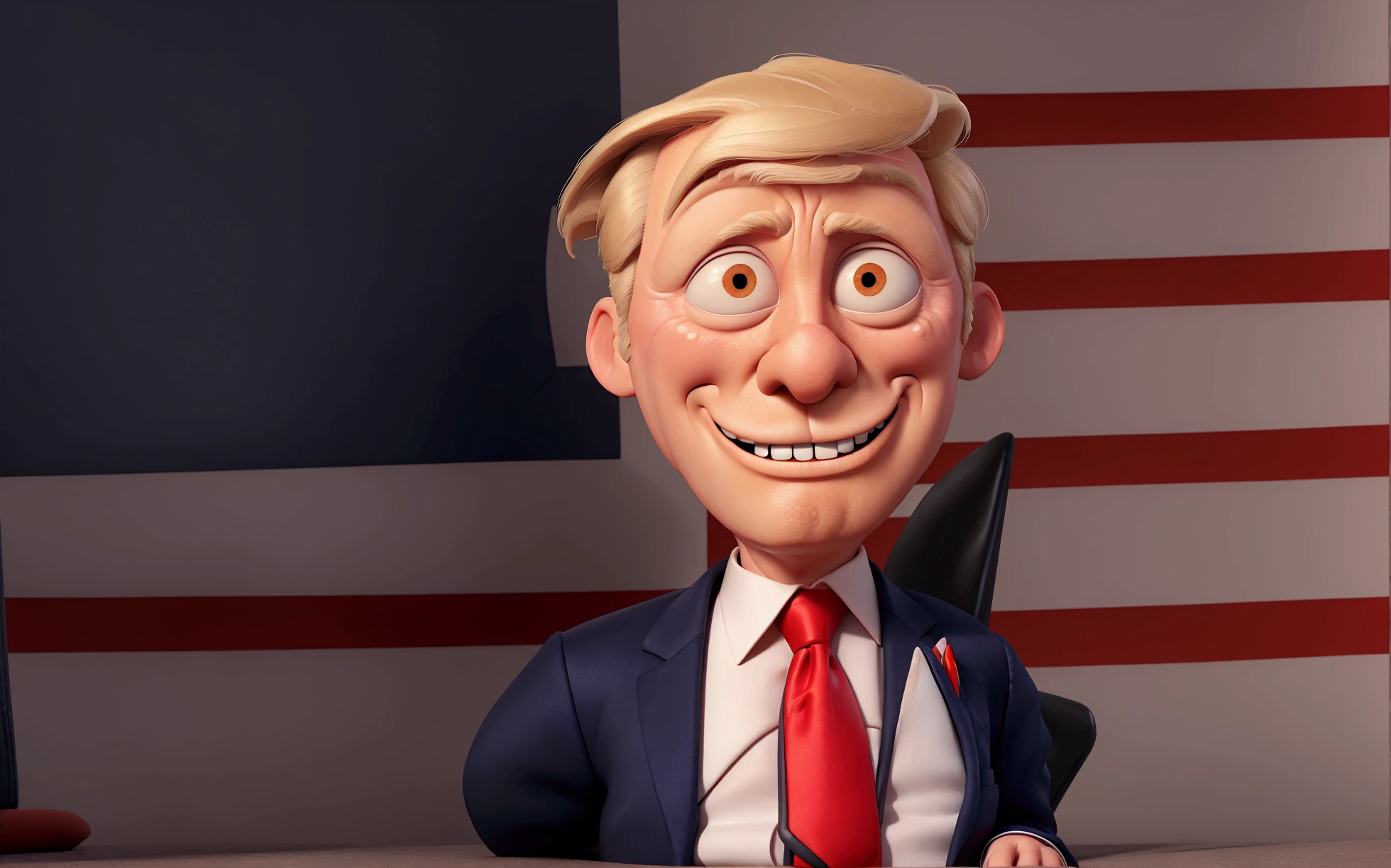  man in a suit and tie making a face, donald trump crying, donald trump's face, donald trump face, donald trump ’ s face, donald trump clown, donald trumps sexy face, photo of donald trump, donald trump as gollum, donald trump, trump, crying and smiling franticly, president donald trump, joyful smirk