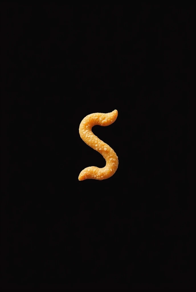 Create a logo called Si Snack AL, Black background