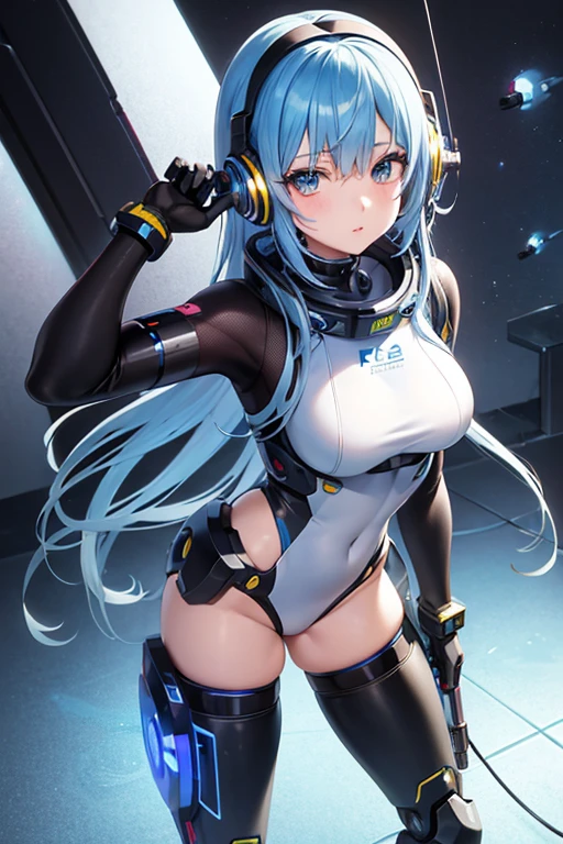 Anime Girls with headphones and a blue hair holding a gun, A mix of anime robots and organic matter, Robot Girl, cute Cyborg Girl, Cyborg - Girl, Portrait Anime Astronaut Girl, Cyborg Girl, Perfect android girl, Portrait of an armored astronaut girl, cyberpunk Anime Girls mech, Anime Manga Robot!! Anime Girls, perfect Anime Cyborg woman, Beautiful girl cyborg, Anime Cyborg