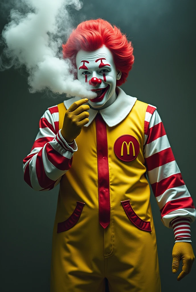 Ronald Mcdonald qui fume du cann bis