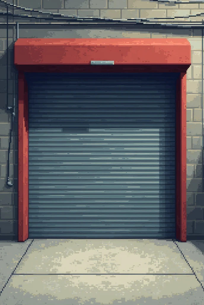 Garage door pixel art 72x72