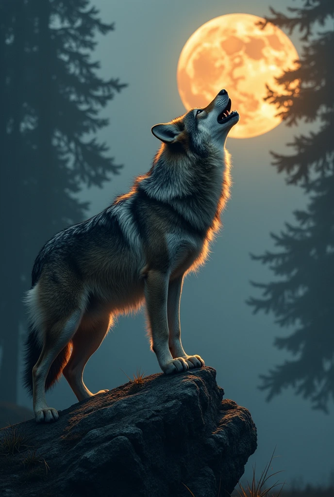 howling wolf