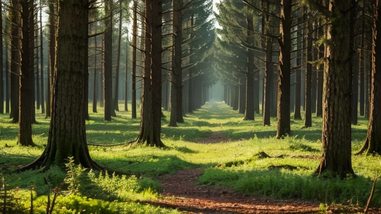 Forest of dead trees