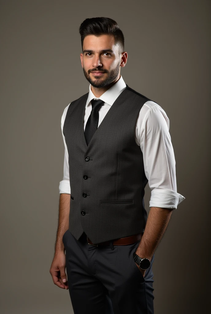 Handsome man,Vest
