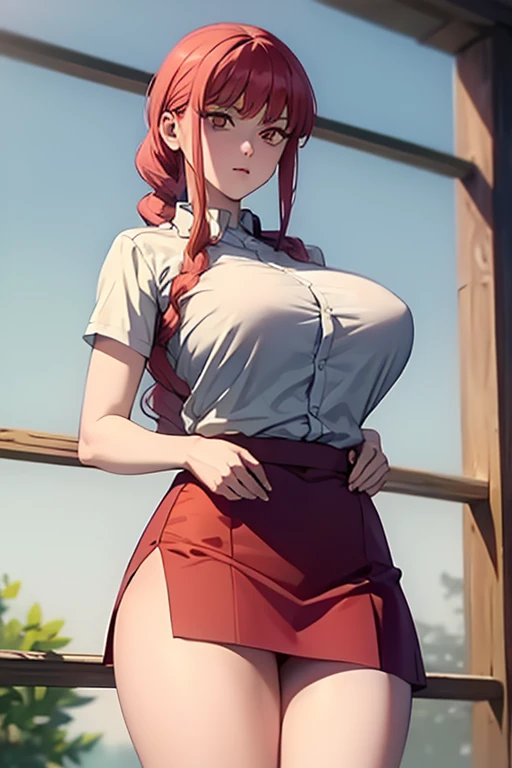 Bella, beautiful, big thighs, Skirt
, big breasts