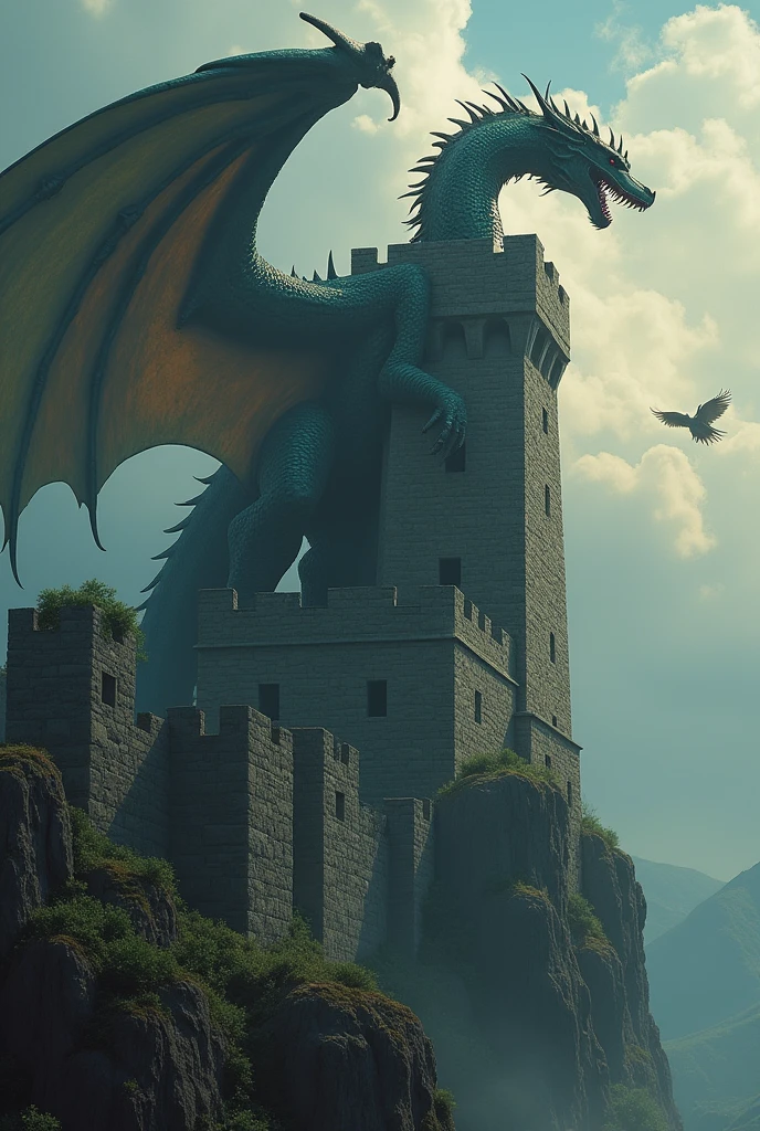 A large dragon with many spikes and sparkling scales all over its body flew up to the highest tower of the castle.. Soon, Behind the Walls, noise was heard from the flapping of its huge wings and gusts of heat. "That evil dragon again", - thought the princess and pulled the hem of her dress.. "Only his fucking was no longer there. sucks", - she said gritting her teeth and resolutely went out onto the small balcony of her tower.. The same tower, in which she was imprisoned indefinitely, And shebeen there since then, as soon as the nannies first noticed, that the nipples of the young princess began to swell excitingly, filling my chest with unknown desires, and barely noticeable red hairs began to appear above the pussy, her consciousness is even more disturbing.