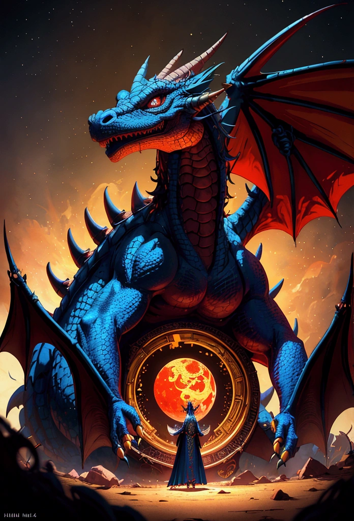 cinematic photo Embroidery of a smug, Evil Dragon, equirectangular 360, grim , art by Michael Hutter . 35mm photography, film, bokeh, proffesional, 4K, highy detailed