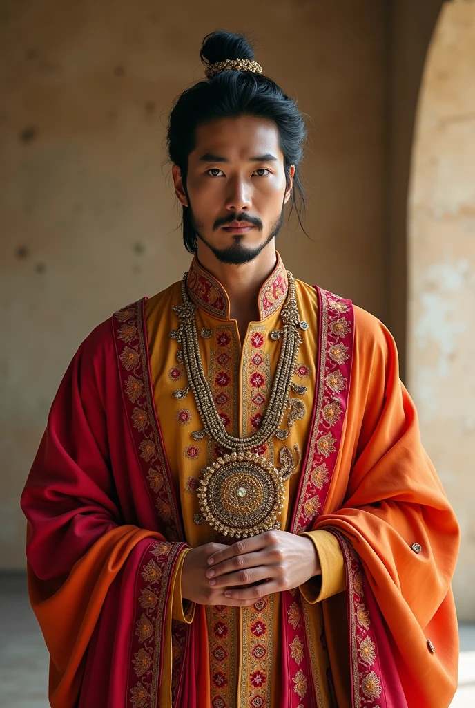 Gong yoo in Indian traditional dress