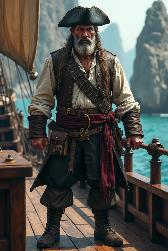 an experienced pirate
