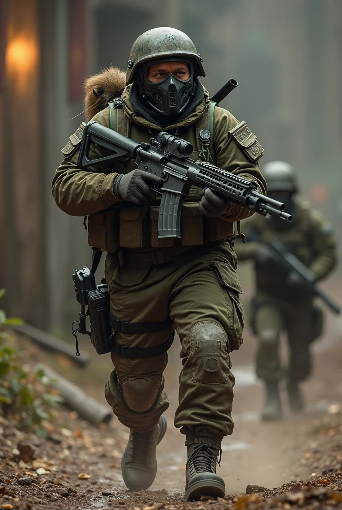 Special Unit Soldiers, Rats, playing Arena Breakout" Ambushing the enemy, broken leg