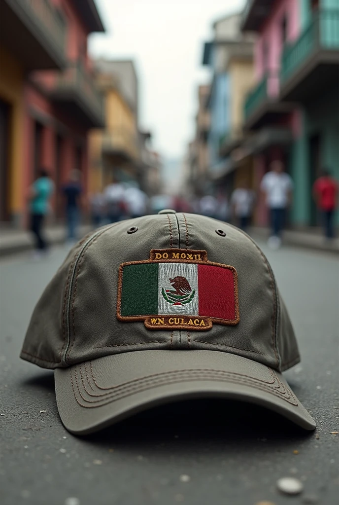 Cap with PVC patch from the city of Culiacan, Sinaloa