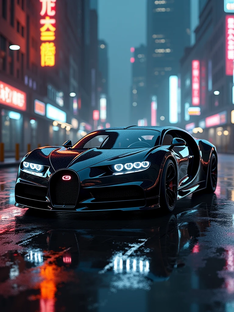 Bugatti The Black Car