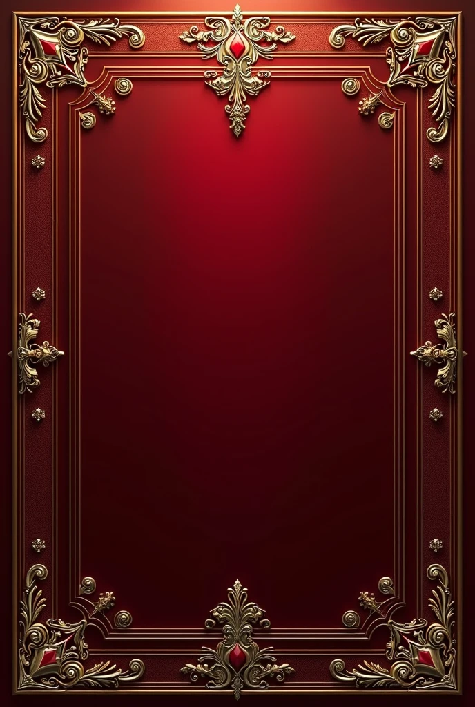 Maroon background with Persian border in rectangle shape and metallic more enhanced and colorful and make it look elegant and royal