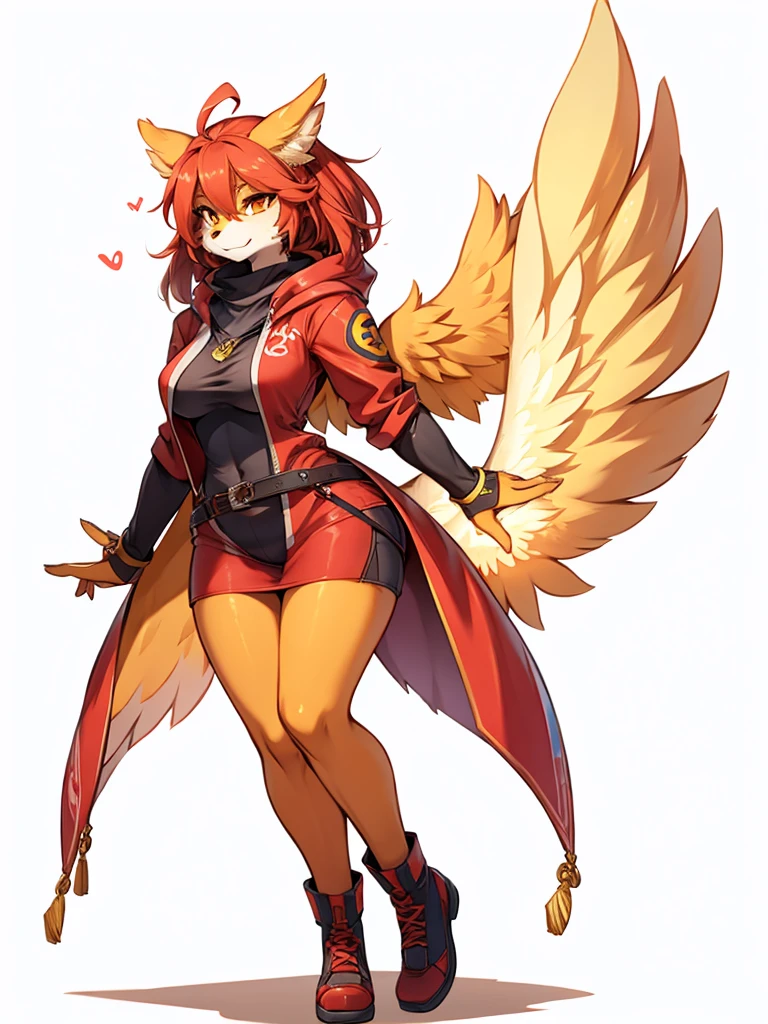 Furry female phoenix