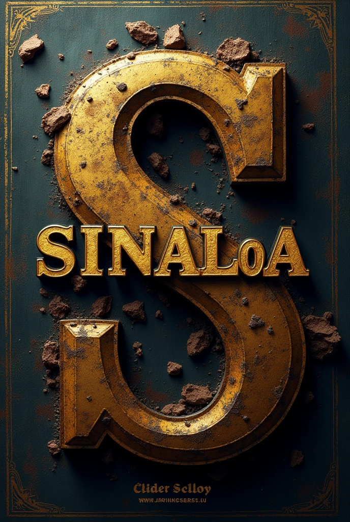 Original cover design with the letters Sinaloa