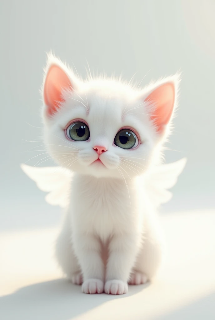 White super innocent cat