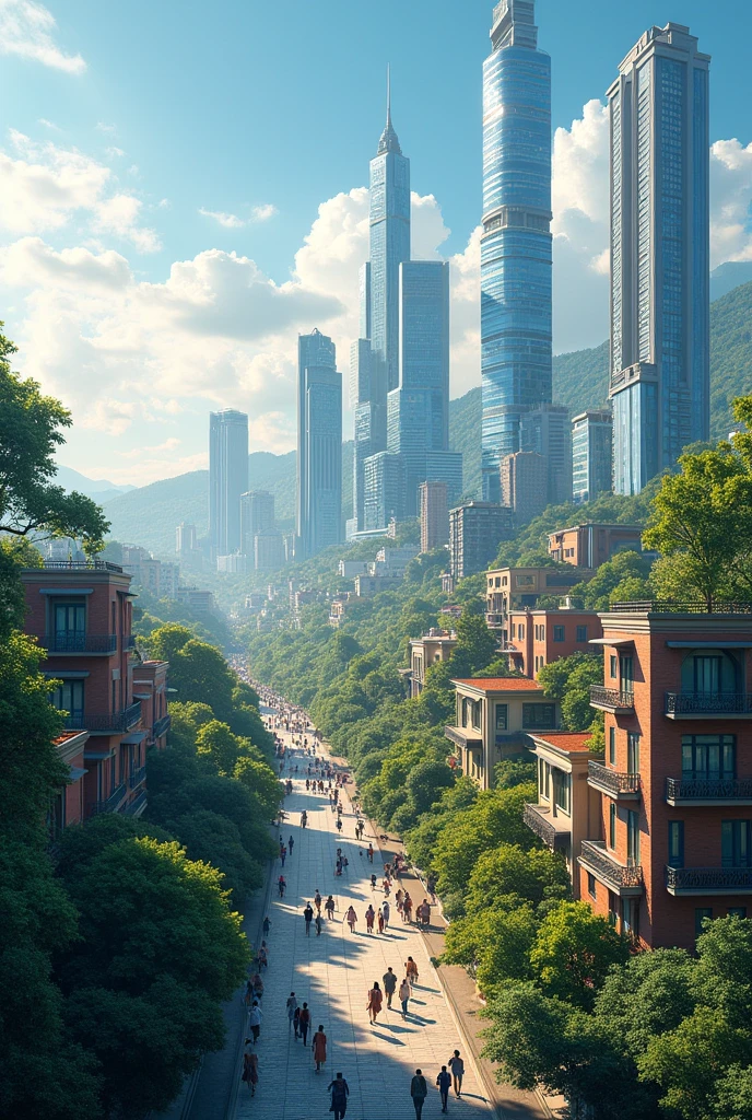 Convert a village into city