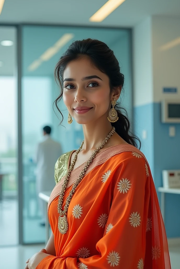 A beautiful Indian bengali lady doctor