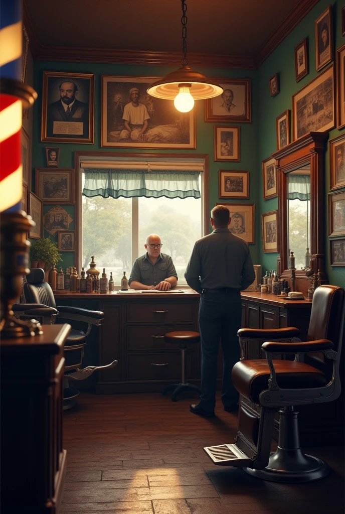 Barber shop closure announcement 