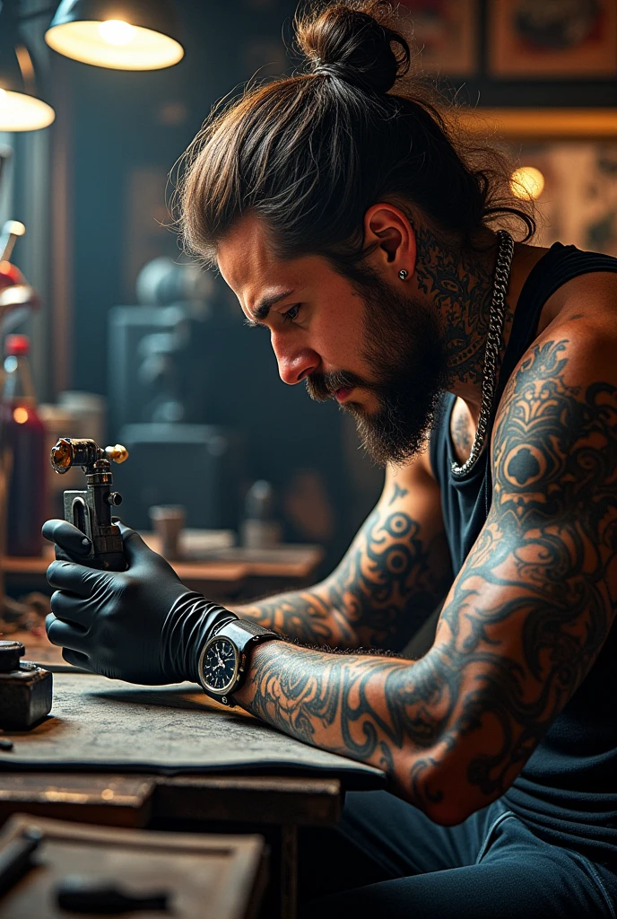 Tattoo shop brochure design