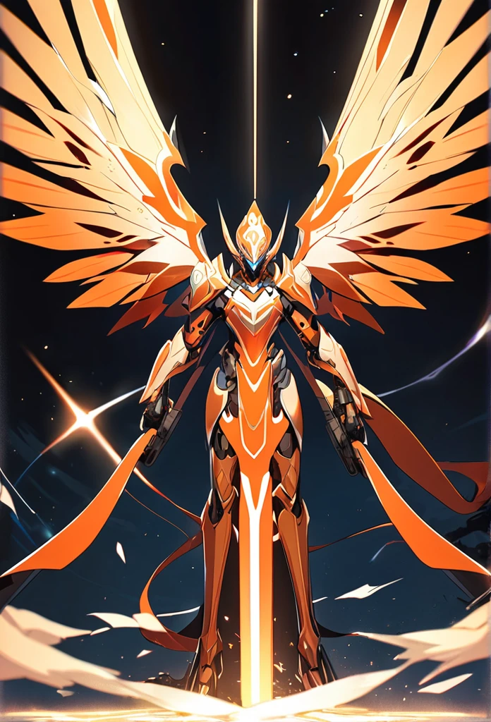 Saito Altura: 1,8 meters
Hair: Black and long
Body: Robust
Eyes: orange
Armor: Red with orange details
Wings: of ligth
Sword: Of light
