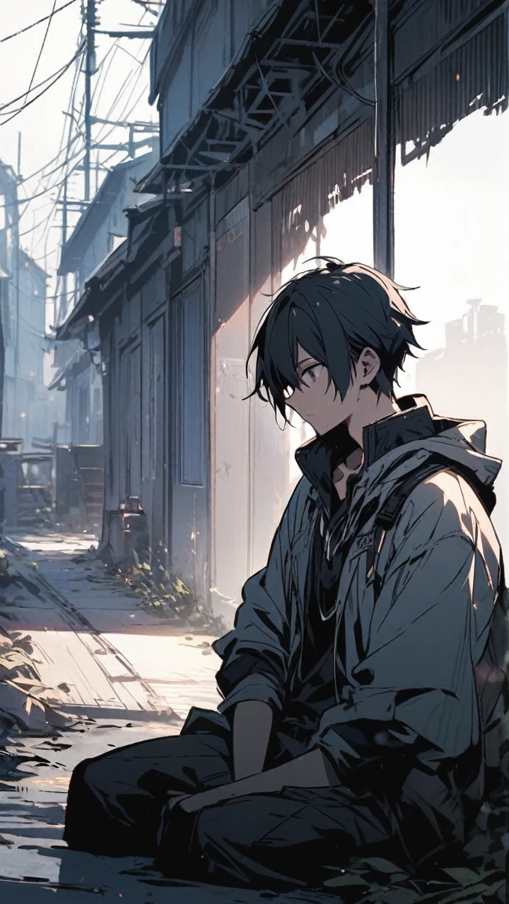 Alone,boy