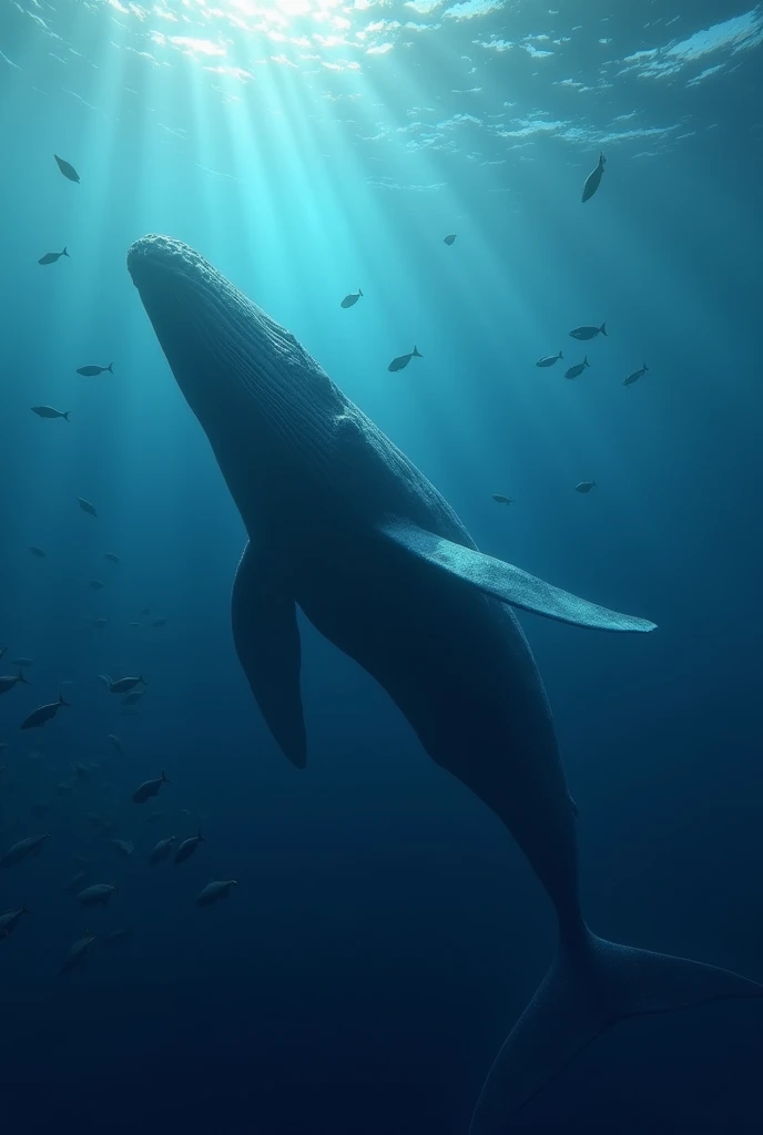 Can you generate blue whale fish video