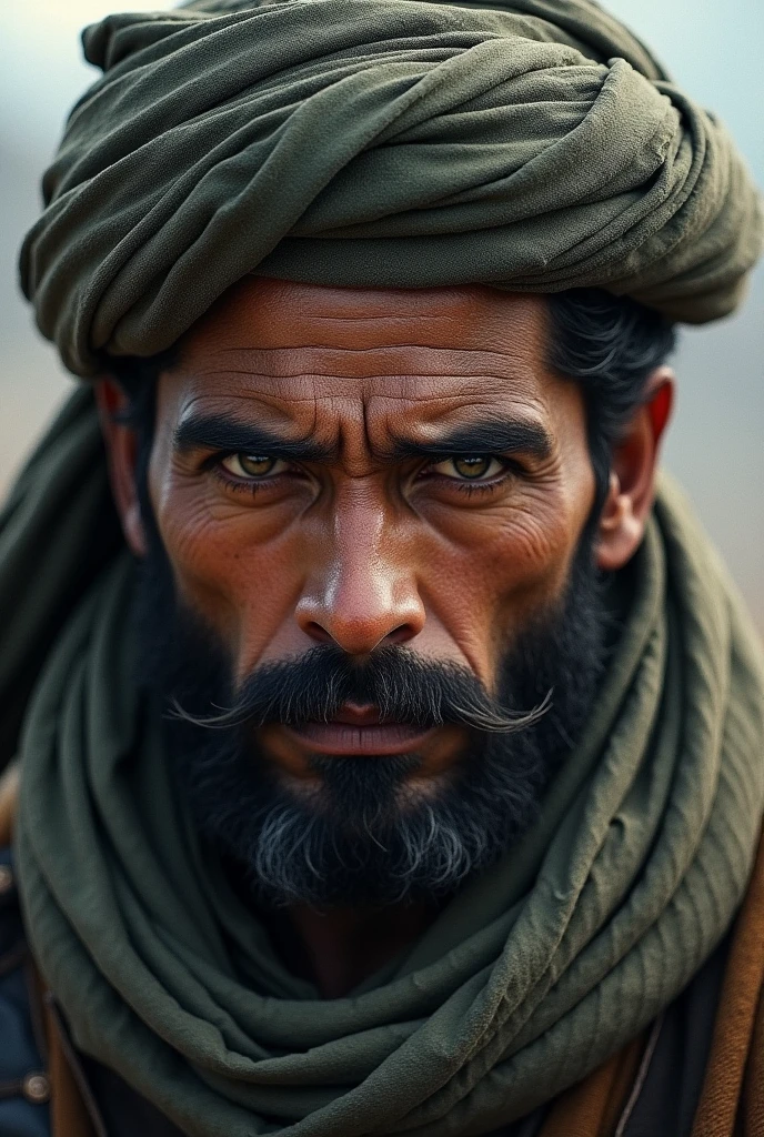 Pakistani men worrier half picture