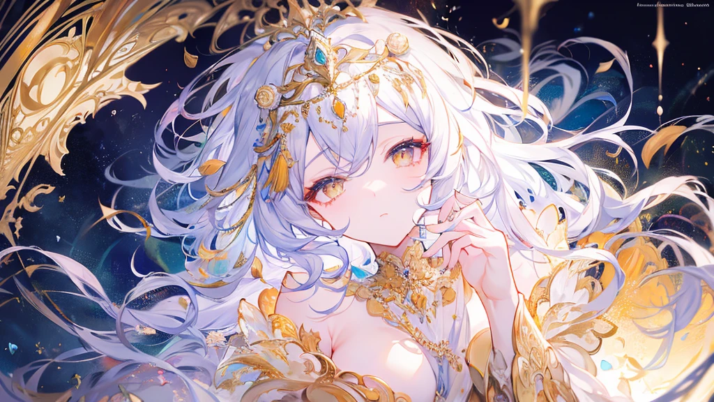 High resolution RAW color art, animation,Sculpture, Silver Marble Skin, (((Highly detailed elegant))), Magical atmosphere, Detailed skin, texture,(Exquisitely crafted, The finer details, Ultra-detailed art), Depth of written boundary, Bokeh, Silky to the touch, Hyper Detail, Beautiful Eyes, Elegant face, magic circle, sunrise, Upper Body, (Big Hips, Recall), View from above