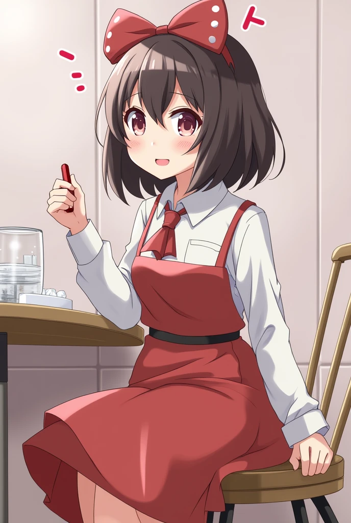 master,piece,best quality,Full body portrait from head to toe,Small and cute 、、Black Hair、Bob Hair、smile、((((Black frilly pinafore skirt))))、((Alley))、Slender body、Thin legs、Small breasts、Flat Chest、((((Embarrassed、Embarrassed、Red face、Eyes are hearts、orgasm、Sigh、Sweat))))、Crouching and spreading legs