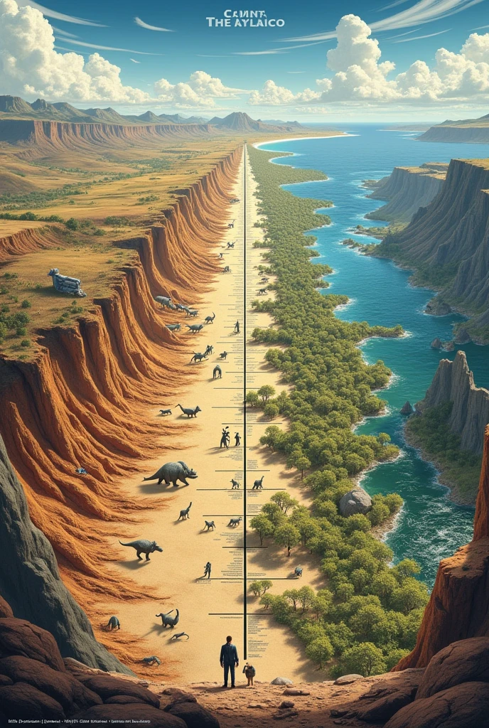 Can you generate a geological time scale poster