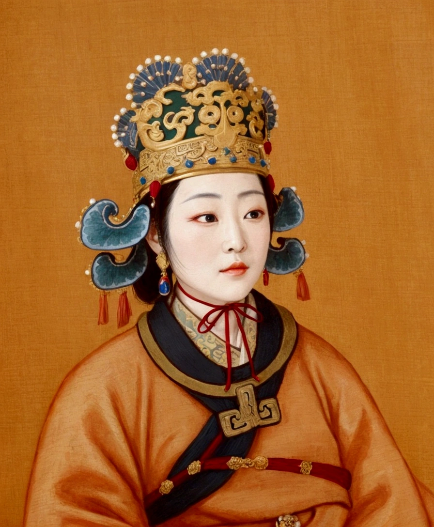 Emperors of the Tang Dynasty，Wu Zetian，Realism，Real person photos，Realism摄影，portrait，Queen，50 years old