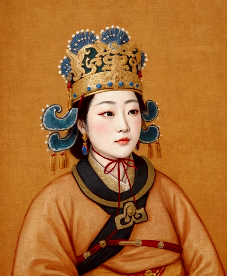 Emperors of the Tang Dynasty，Wu Zetian，Realism，Real person photos，Realism摄影，portrait，Queen，50 years old