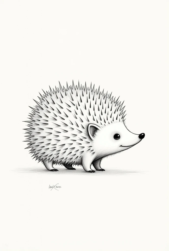 Sketch hedgehog