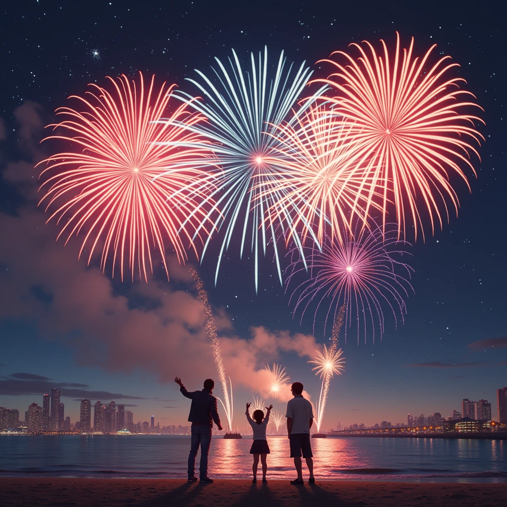 Idol、2people、Fireworks display、Chasing