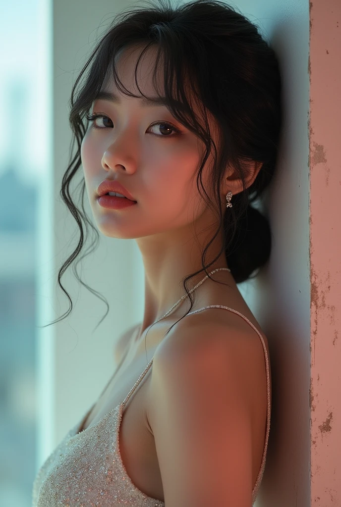 An album cover for the solo Debut of the member from the k-pop girl group Super6Gurls, Chanri