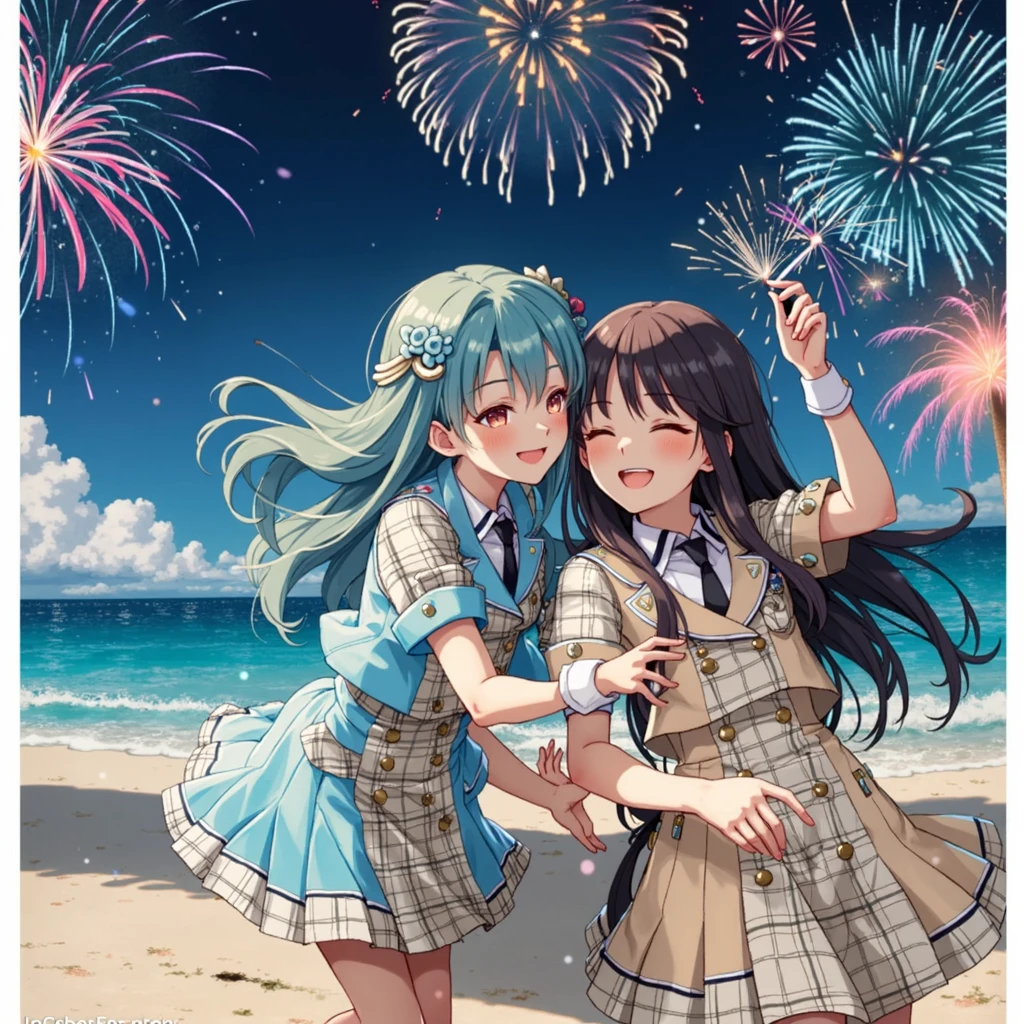 Idol、2people、Fireworks display、Chasing
