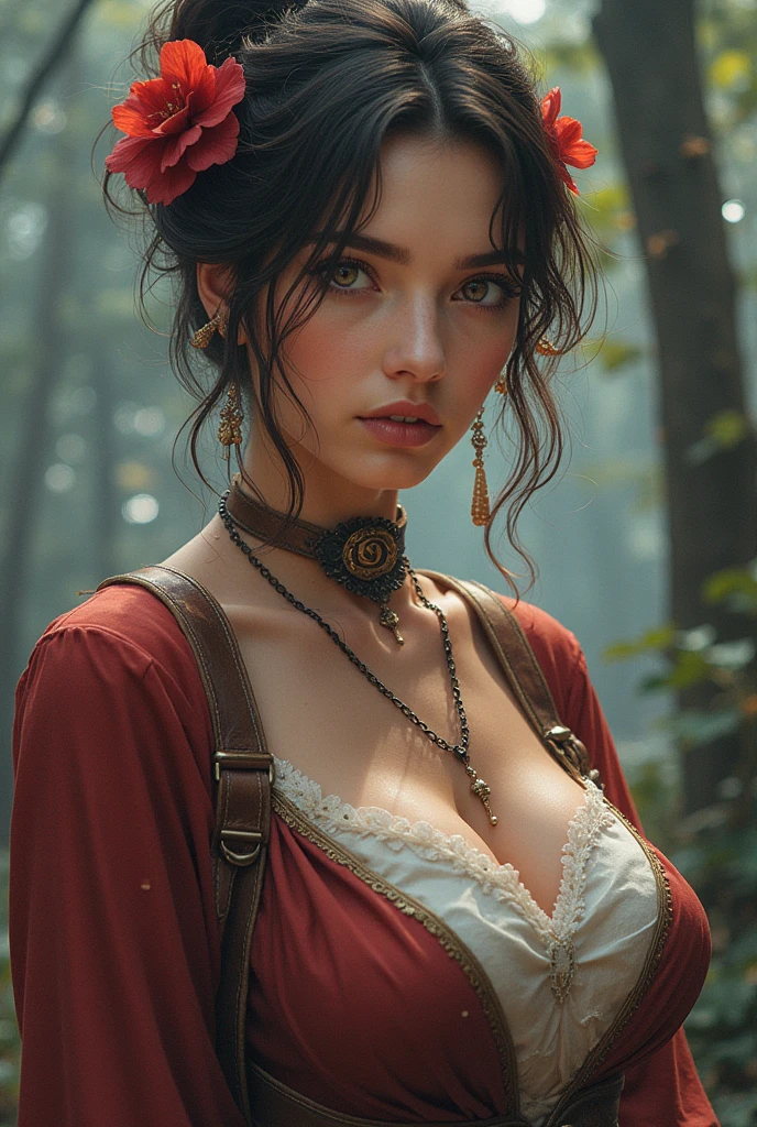 (masterpiece, highres) <lora:add_detail:0.5>, <lora:epi_noiseoffset2:1>, <lora:PhilippaW:0.8>
PhilippaW, 1girl, solo, long hair, black hair, upper body, braid, parted lips, twin braids, lips, crown, pale skin, hair over shoulder, realistic, blindfold, covered eyes